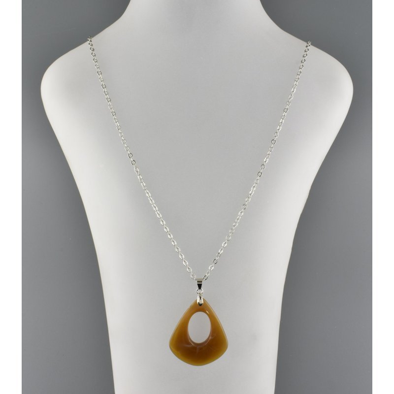 DROP-SHAPE PENDANT BROWN