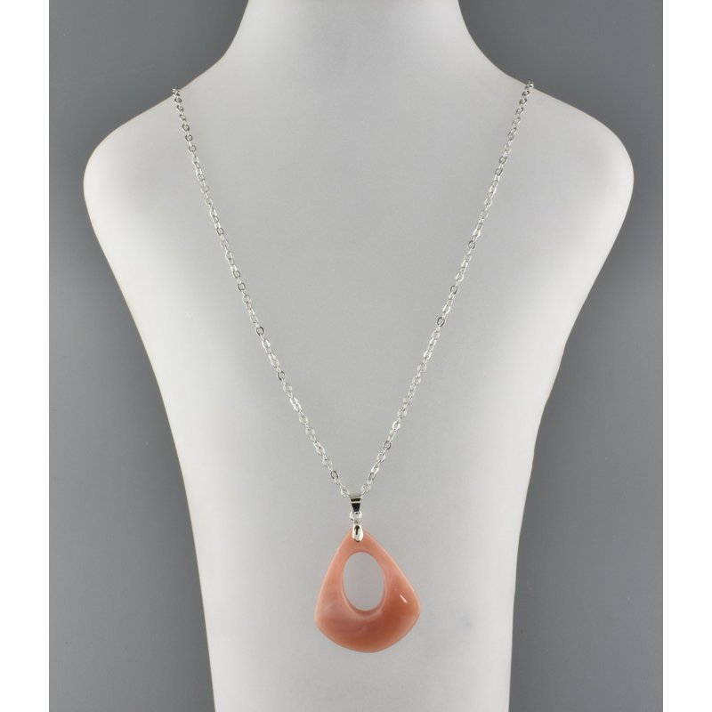 DROP-SHAPE PENDANT PINK