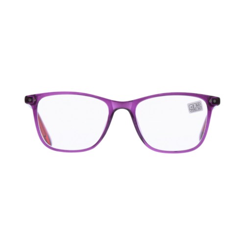 MODE R8113 ΔΙΑΦΑΝΕΣ ΜΩΒ-ΚΟΚΚΙΝΟ +2.50